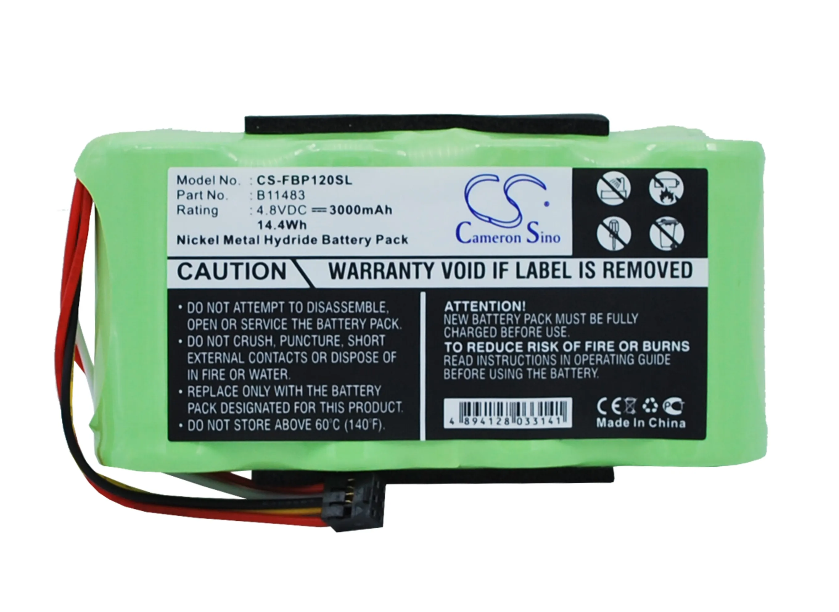 Аккумулятор Cameron Sino для Fluke B11483 BP120MH|Цифровые аккумуляторы| |