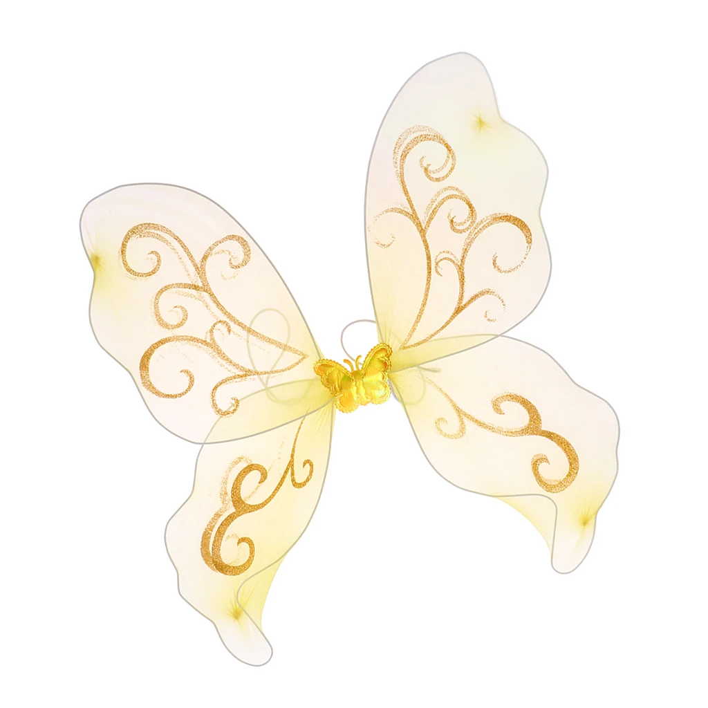 Сказочная принцесса костюм бабочки платье крылья для девочек аксессуары