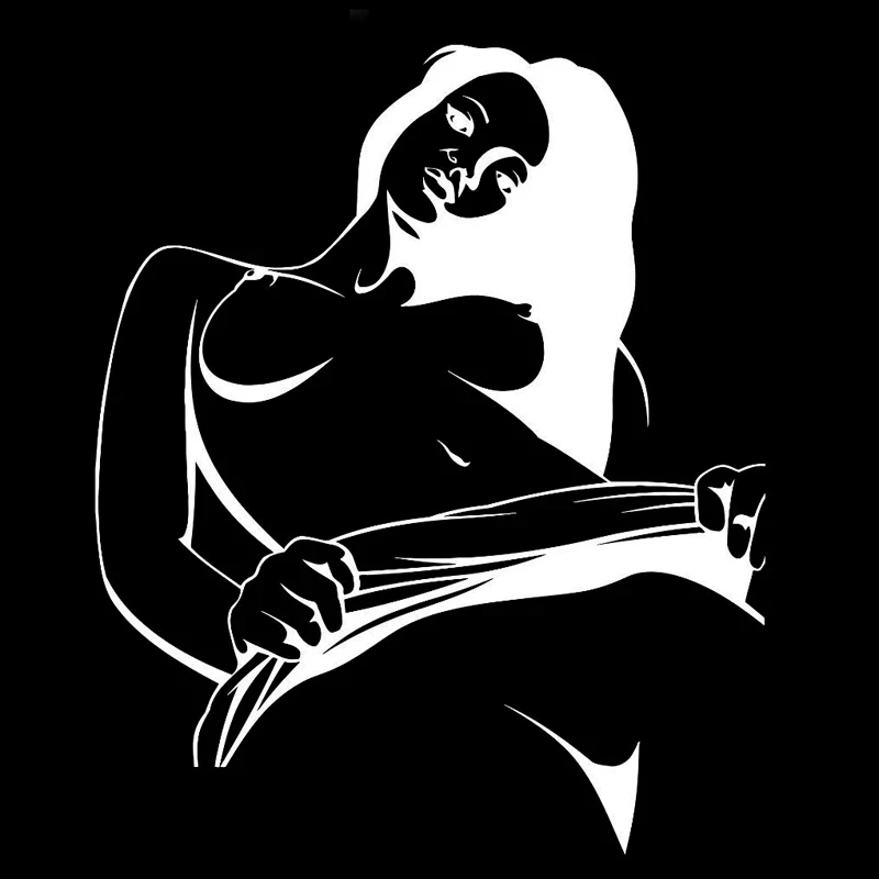 Забавная девушка виниловая Автомобильная наклейка и Наклейка Декор модная