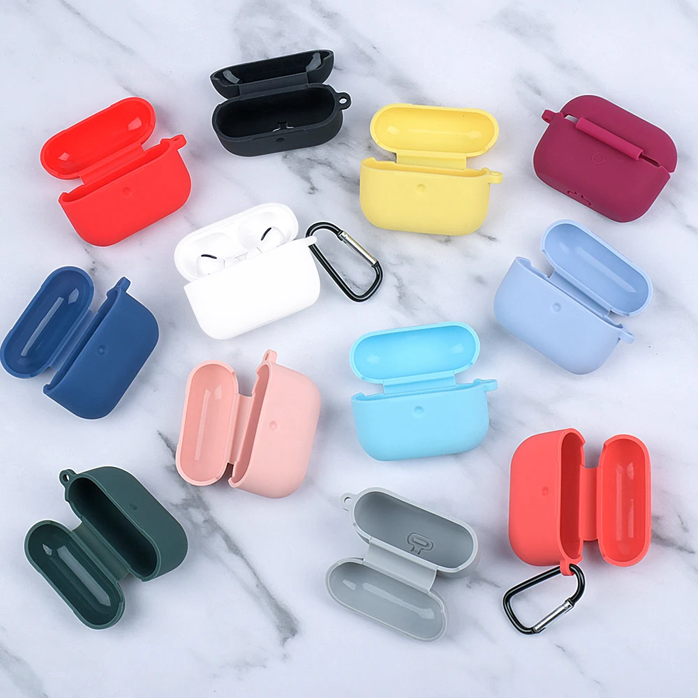 

Silicone Case for Apple AirPods Pro Case Protective Cover for airpods pro 3rd Soft TPU Cover for Airpods Pro fundas Air Pods Pro
