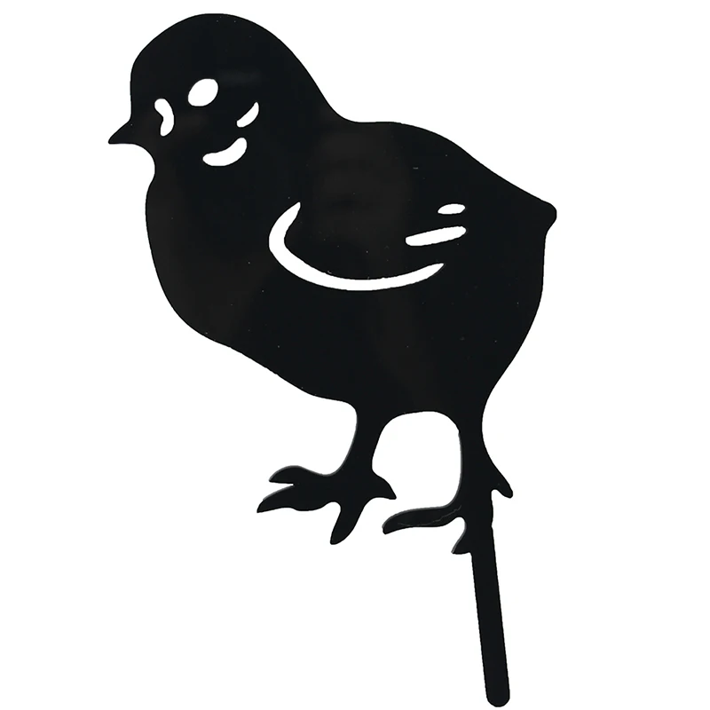 

Hen And Chicken Stakes Acrylic Animal Stakes Garden Silhouette Yard Art for Party Festival Decor Gifts Set