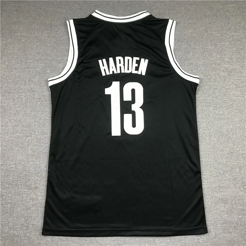 

Mens New American Basketball Clothes European Size James Harden T Shirts Cotton Tops Cool Tops Loose Clothes Brooklyn Nets