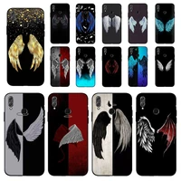angel wings demon wings wing phone case for huawei honor 10 i 8x c 5a 20 9 10 30 lite pro voew 10 20 v30
