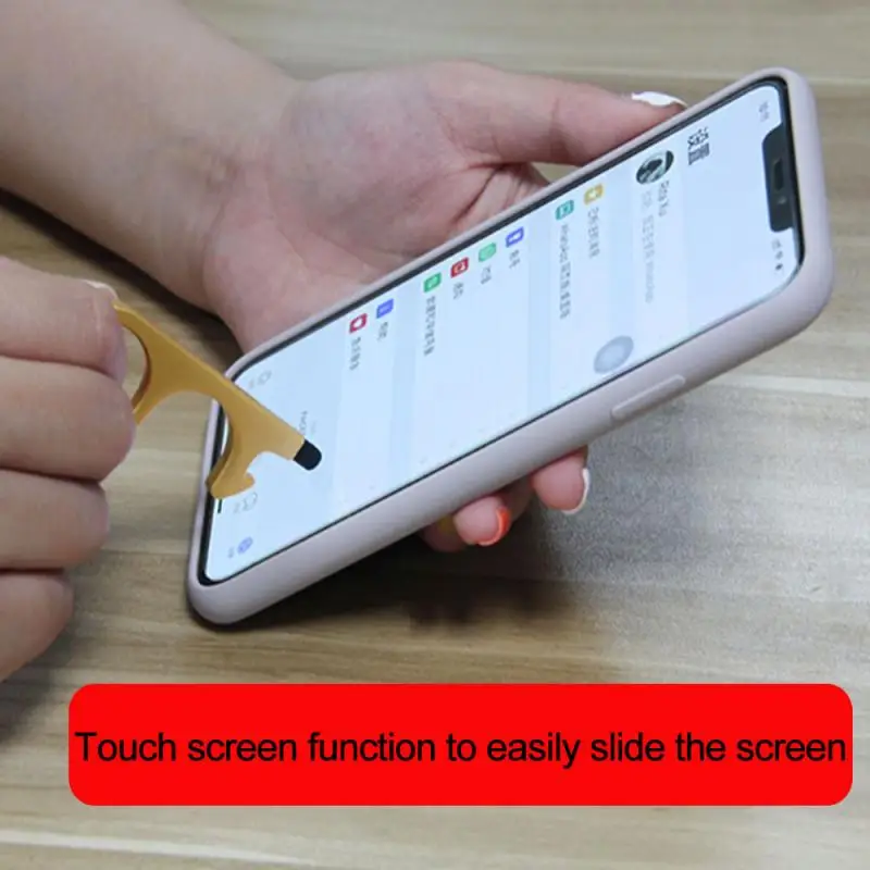 Открывалка для дверей ручной работы брелок без прикосновения ручка двери