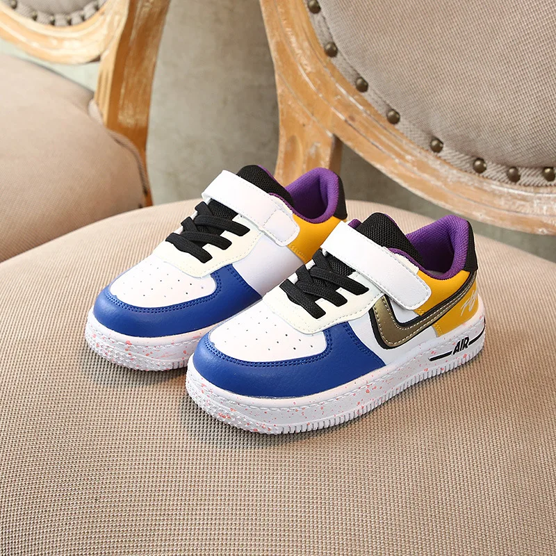 

Children's luminous low-top sneakers spring 2020 new boys casual shoes color matching girls fluorescent shoes baby toddler shoes