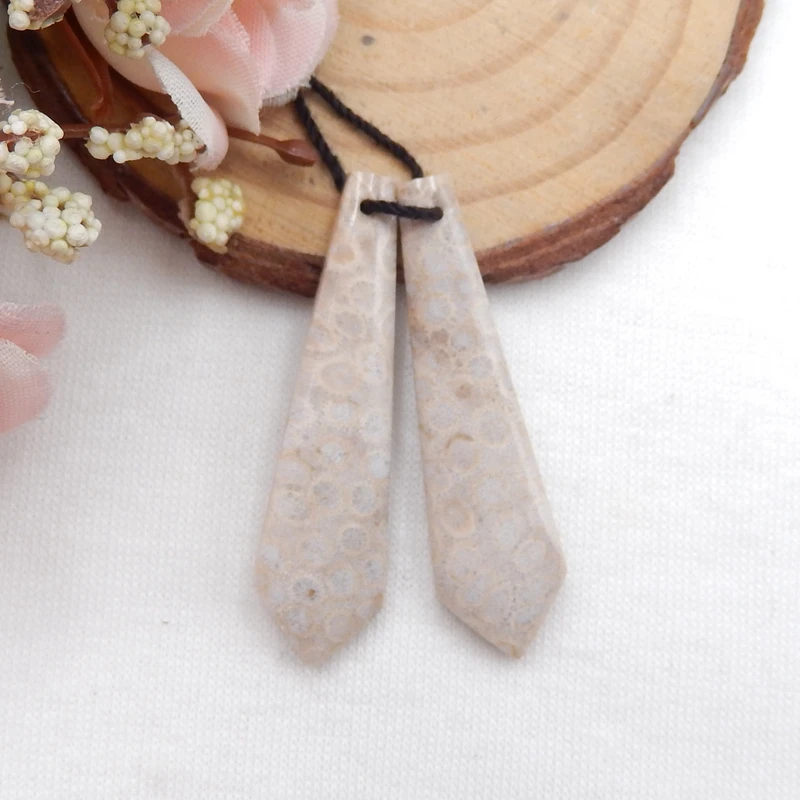 

Женские серьги с натуральными драгоценными камнями, 39x10x4 мм, 5 г