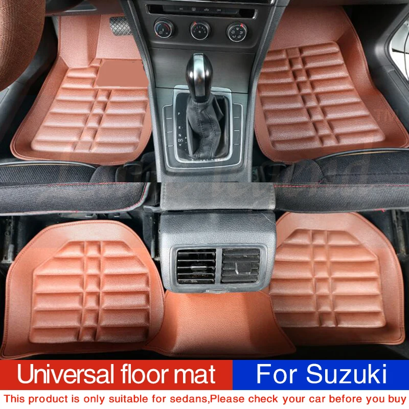 

Universal car floor mat For suzuki grand vitara 2008 jimny sx4 swift car accessories waterproof carpet rugs car carpet