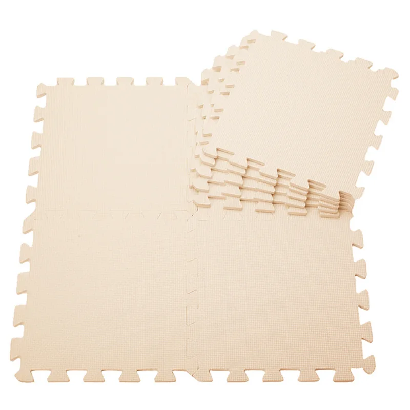 Beige 30*30 см tapete infantil детские коврики игровой коврик игрушки для детей Детский ковер мягкий пол eva пены головоломки коврики - Цвет: Beige