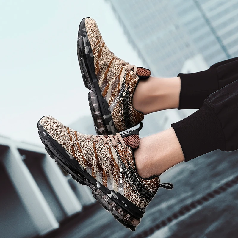 

Men's Running Sneakers Light Man Mesh Breathable Walking Shoes Male Gym Training Sports Shoes Outdoor Air Jogging Shoes 39-46