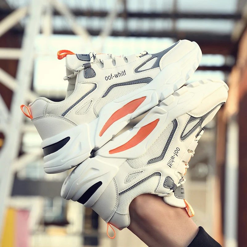 

Men Sneakers 2021 Fashion Men Casual Shoes Breathable Men's Sports Shoes Mesh Sneakers For Men Boys Shoes Basketball Shoes