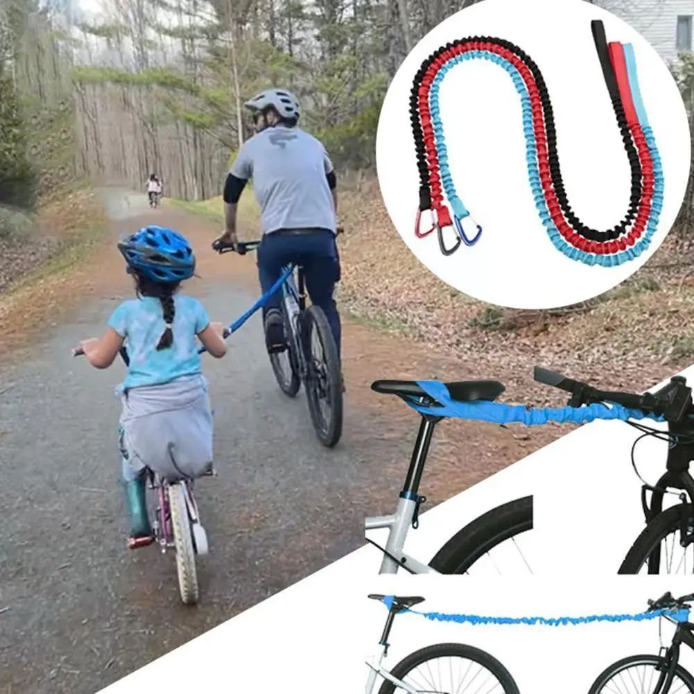 

Велосипедный трос для родителей и детей, нейлоновый эластичный трос для езды на велосипеде, A3L0