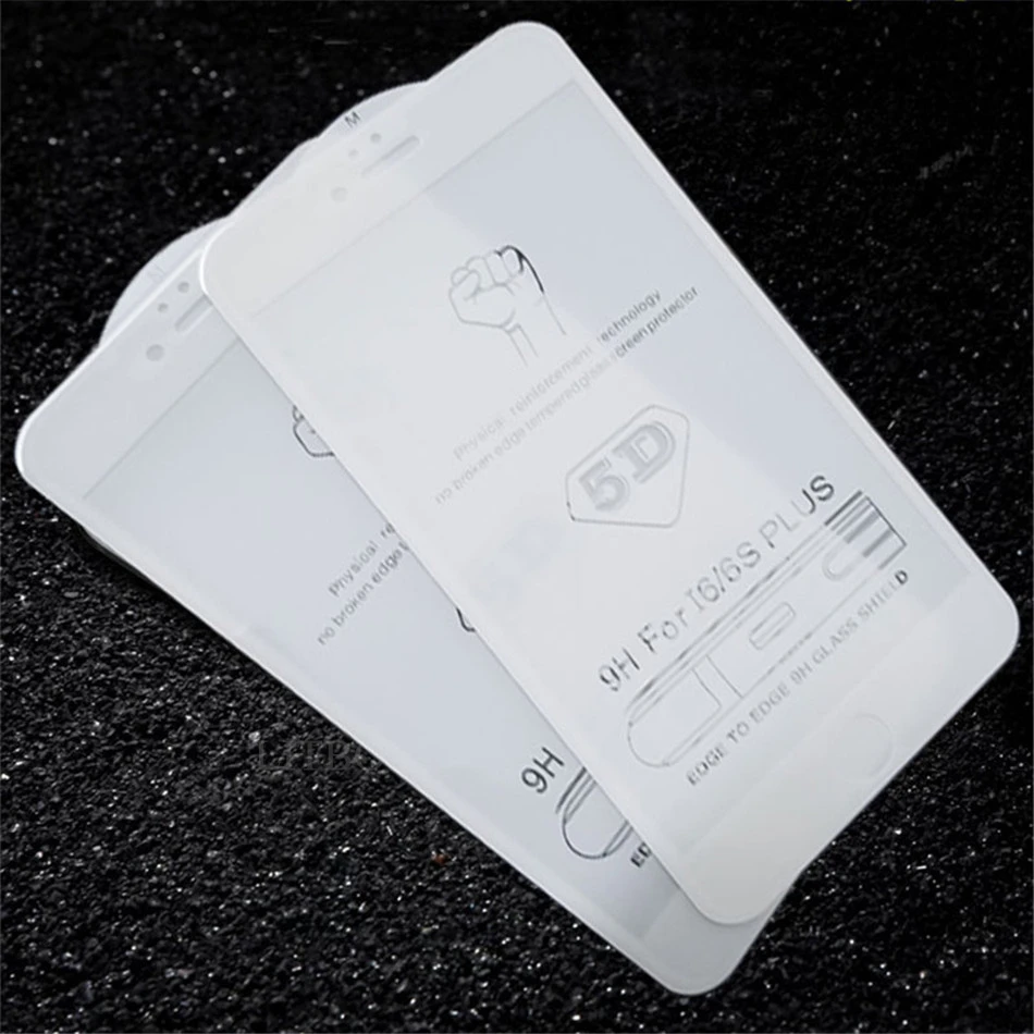 5D Curved Full Cover Protective Glass On iPhone 12 Pro mini 11 X XR XS Max Tempered Screen Protector 7 8 6 Plus | Мобильные телефоны