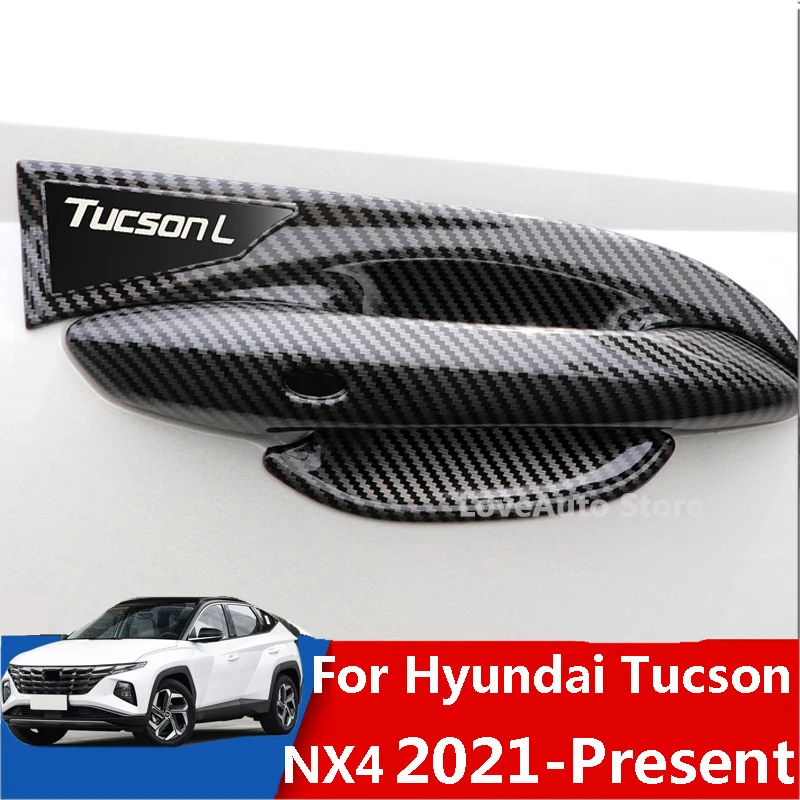 

For Hyundai Tucson NX4 2021 2022 Car Door Handle Protective Cover Door Handle Outer Bowl Accessories Cover