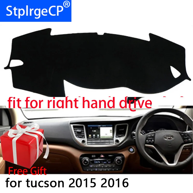 Приборной панели автомобиля крышка коврик для Hyundai Tucson 3rd 2016 2017 2018 правым Dashmat Pad