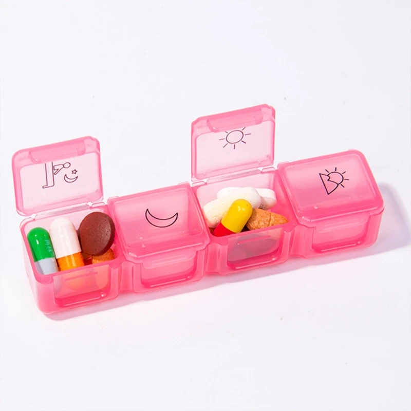 

Monthly Pill Organizer 28 Day Case for Pills/Vitamin/Fish Oil/Supplements