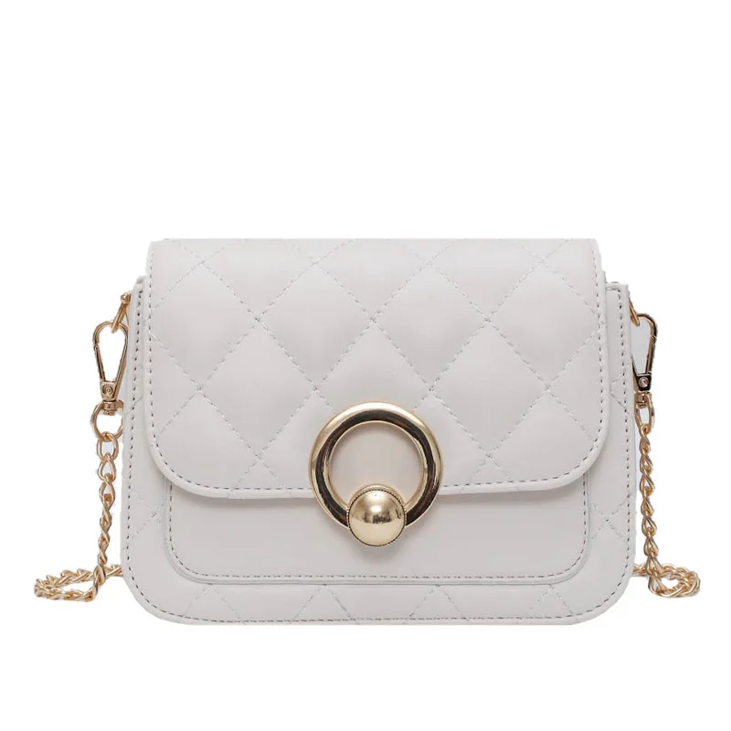 Новинка весна лето 2021 для женщин модная квадратная сумка через плечо с цепочкой