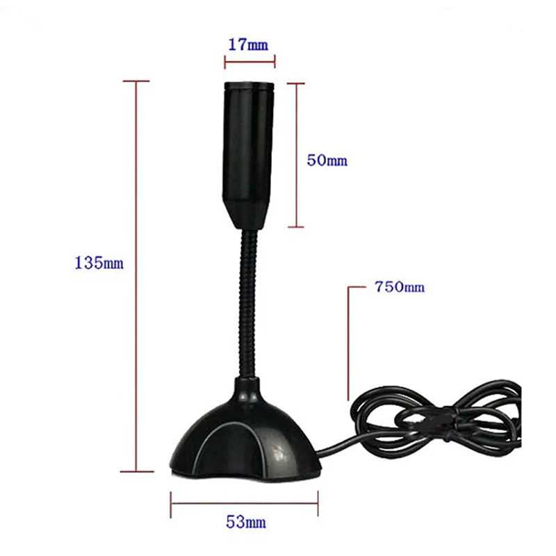 1 шт. USB микрофонная стойка мини Настольный Студия Речь микрофон для ПК Тетрадь