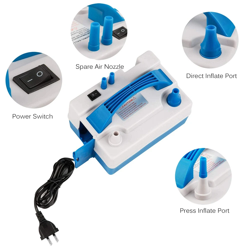 Портативный Электрический насос для накачивания воздушных шаров Надувное