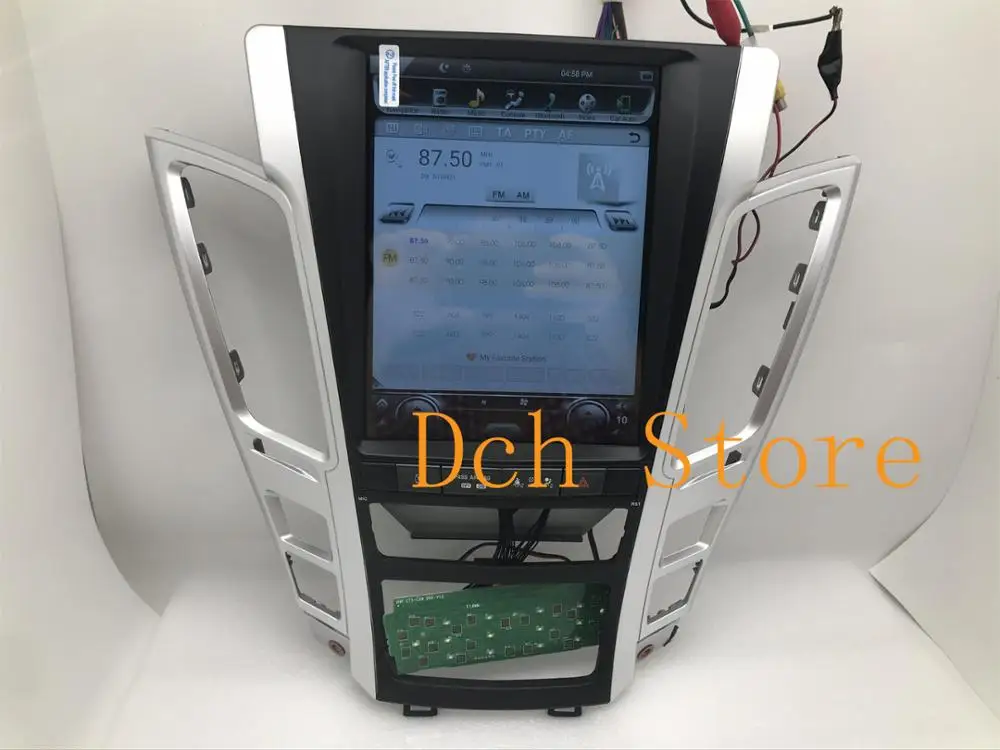 10 4 дюймовый вертикальный экран Tesla Style Android 9 0 автомобильный DVD плеер GPS для Cadillac Old