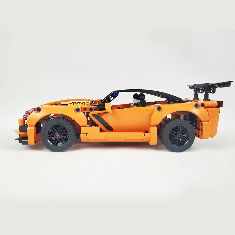 Decool строительные блоки 13384 593 шт Moc Chevrolet Corvette Zr1 Супер гоночный автомобиль модель