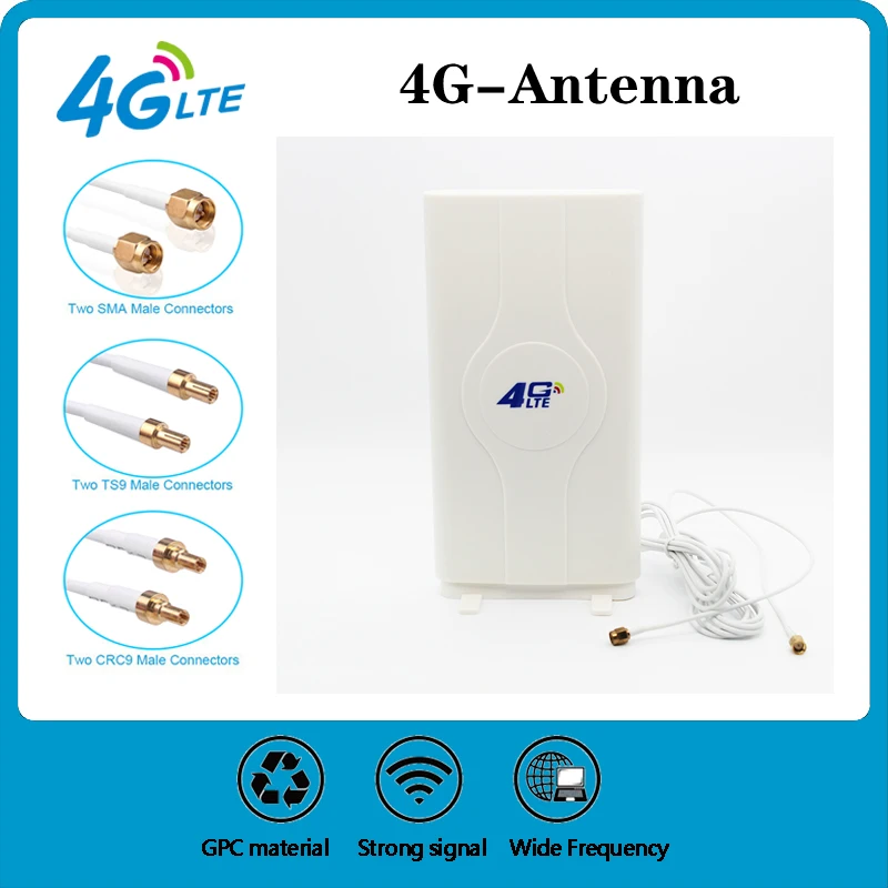 700-2600 МГц 3g 4g Lte внешний усилитель панели антенна 4G LTE MIMO 2X SMA разъем + 2 м для модема