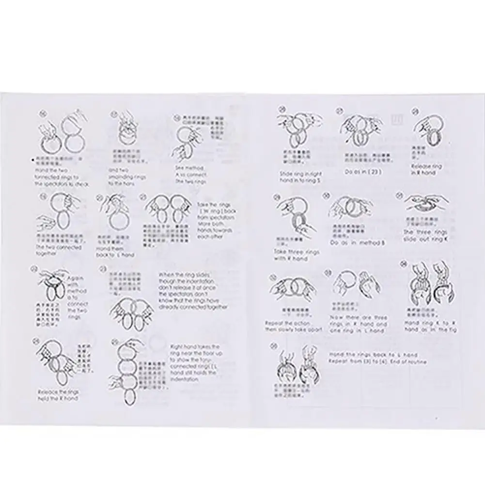 

4Pcs Funny Chinese Linking Rings Set Kids Classic Magic Party Show Stage Trick Kids Educational Toys for Children Gifts