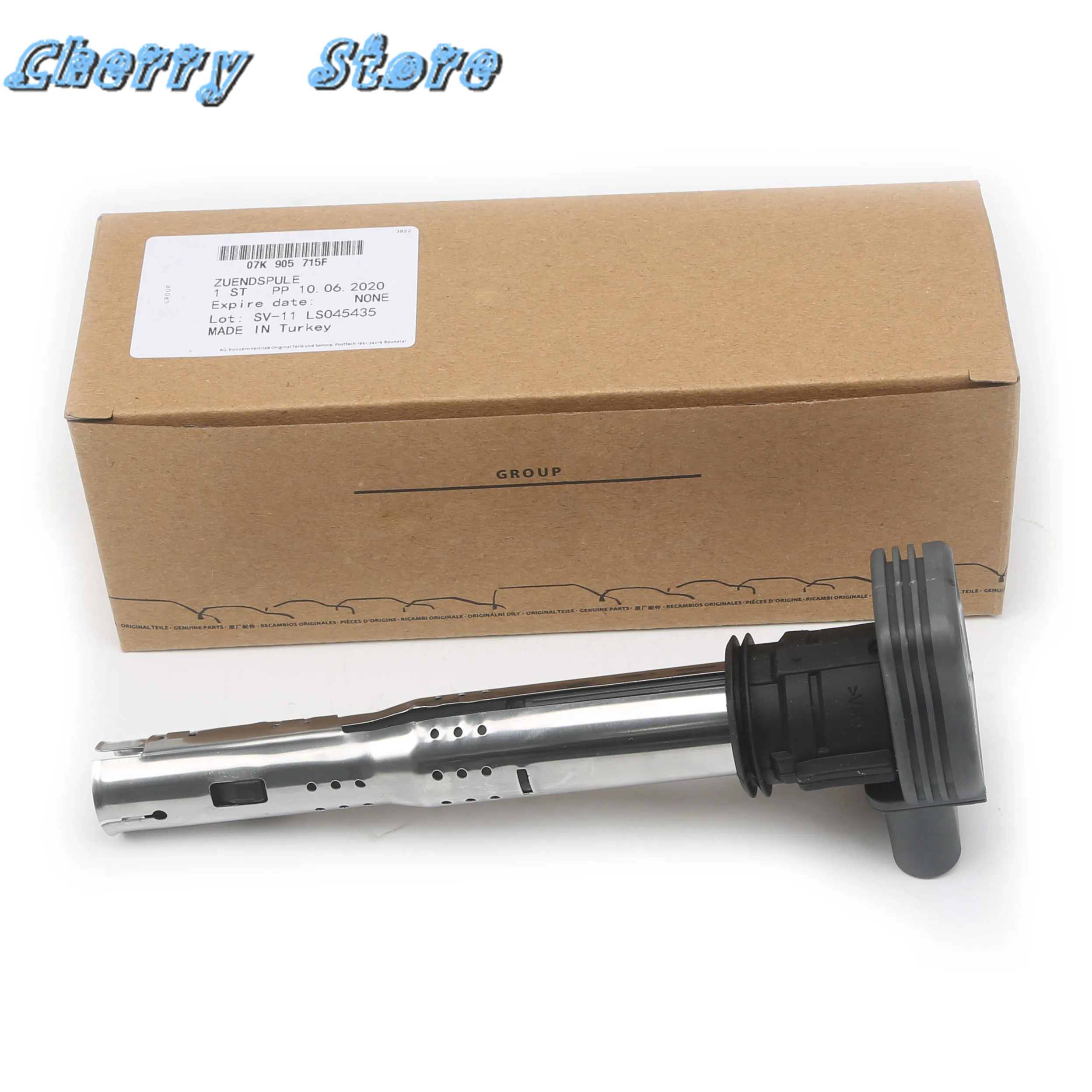 Новый набор катушек зажигания 07K 905 715 F для VW Volkswagen Passat Jetta Golf Audi A3 A4 A5 A6 Q3 Quattro Q5