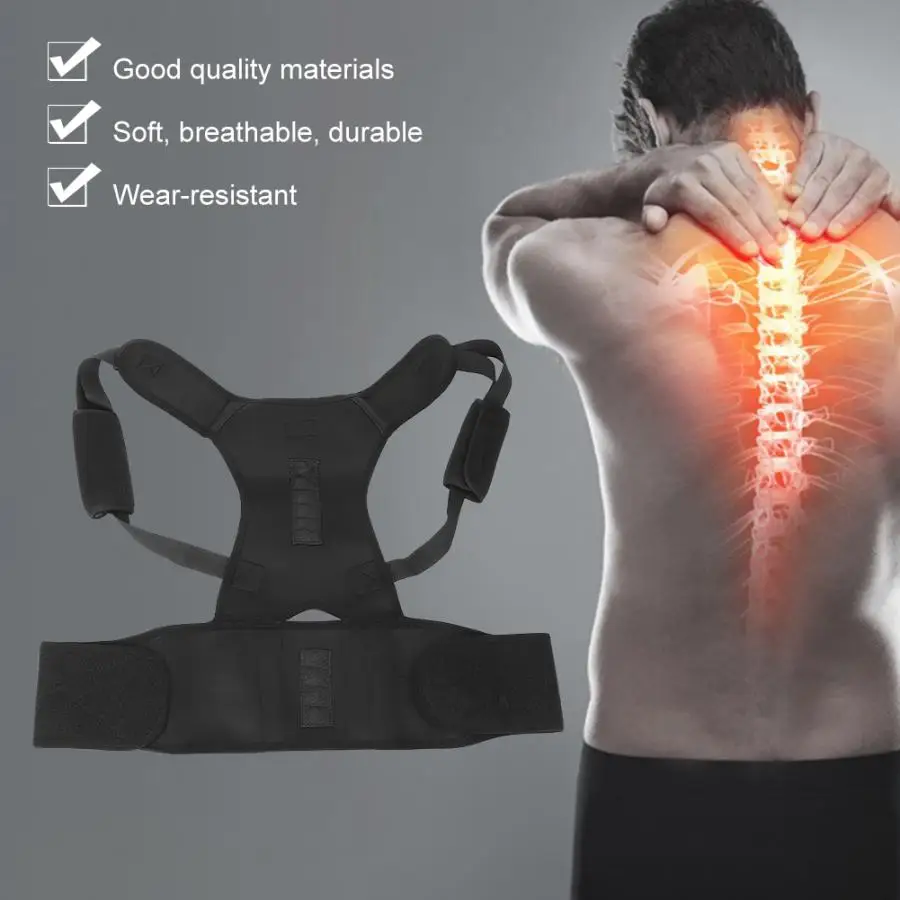 Регулируемый Корректор осанки для спины поддерживающий ремень поясницы пояс