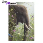 Алмазные картины с животными, слоном, на холсте