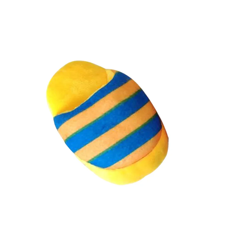 Игрушки для домашних животных тапочки пищащий звук плюшевые флисовые в форме