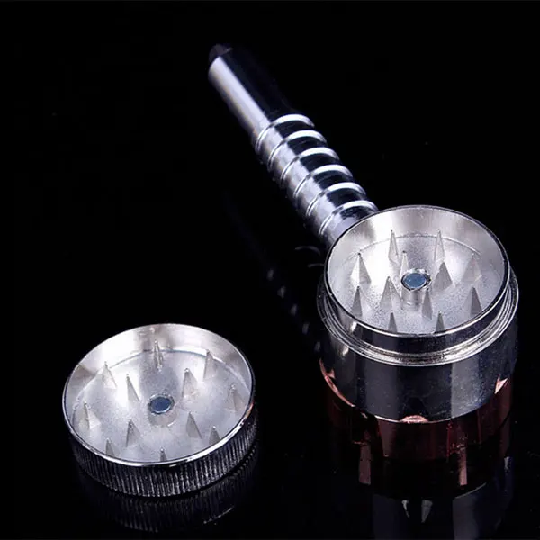 High Quality Revolver Pipe Weed Grinder Six Shooter Smoking Creative Tobacco Cigarette Herb Smoke Crusher | Дом и сад