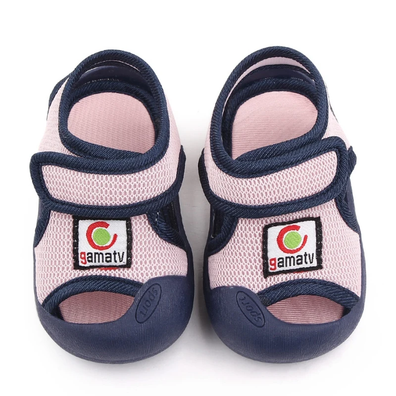 

Summer Newborn Toddler Baby Boy Girl Sandals Cartoon Print Beach Soft Sole Non-Slip First Walkers 1-3Y
