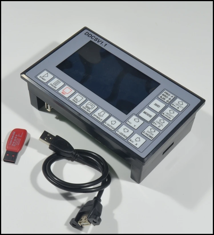 CNC система управления USB 500 кГц 3 оси движением ler TFT связь G код ARM9 + FPGA поддержка