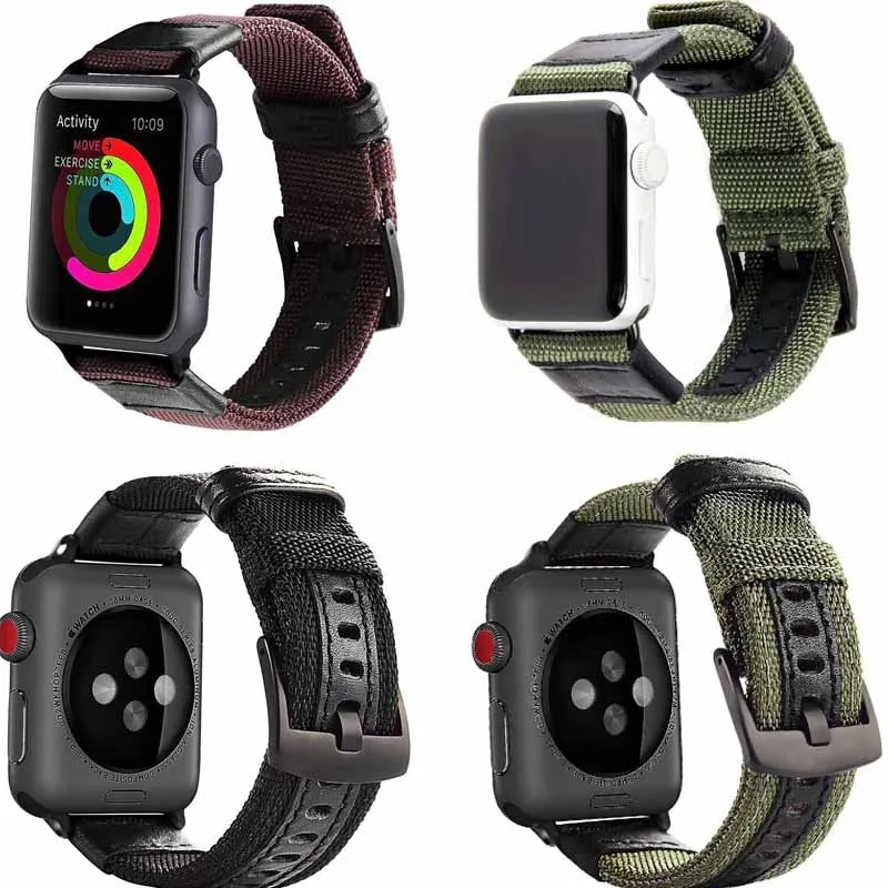 

Ремешок нейлоновый для apple watch series se 7 6 5 42/38/44/40 /45 мм/41