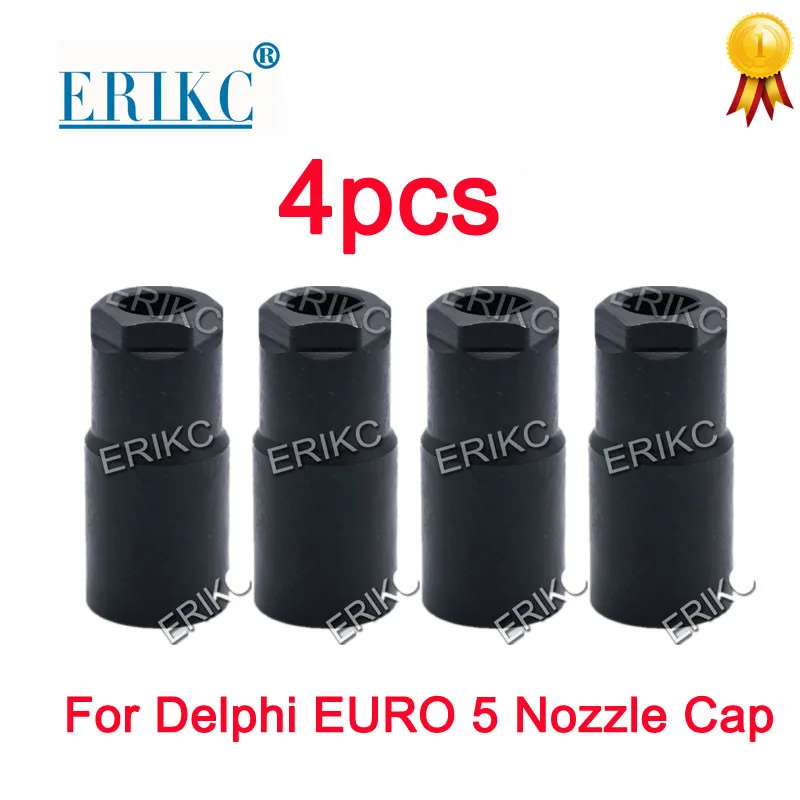 

4pcs For Delphi EURO 5 Nozzle Cap Nut Assy E1023007 Fuel Common Rail Injector Nozzle Cap Solenoid Nut, Pump Injector Nozzle Cup