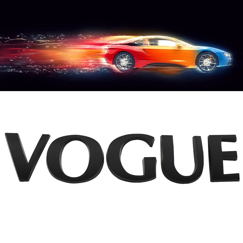 Черный VOGUE для замены Range Rover открытие крышка багажника эмблема наклейка значок