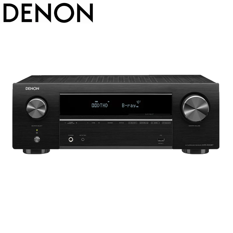 

Denon Marantz AVR-X550BT Dolby DTS decoding 5.2 channel Bluetooth USB FM AM home theater AV power amplifier AC220V