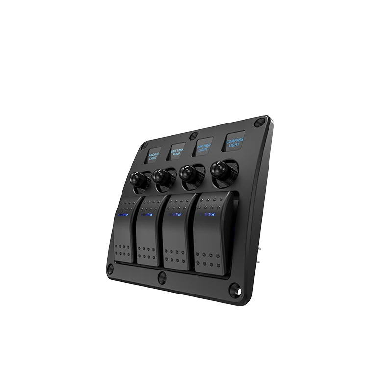 Универсальный 4 позиционный светодиодный переключатель панель переключателя