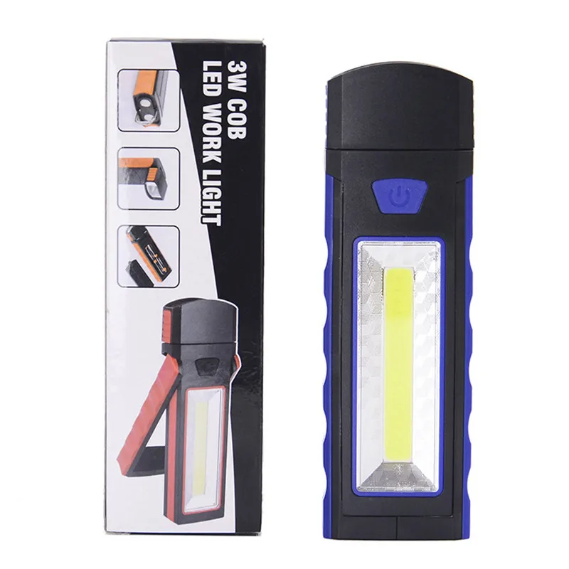 Портативный COB светодиодный рабочий свет инспекционная лампа Магнитный флэш