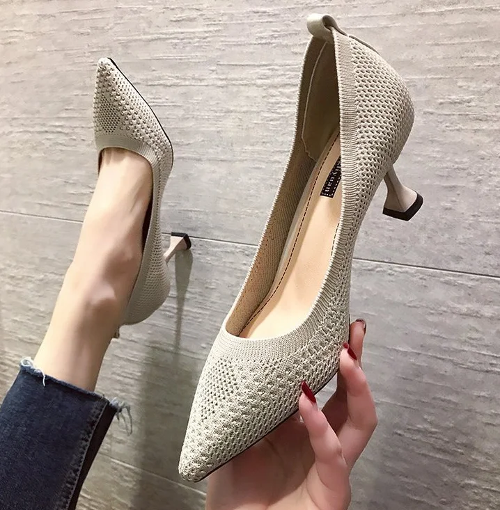 Женские туфли на очень высоком каблуке лодочки с острым носком фетиш роскошные