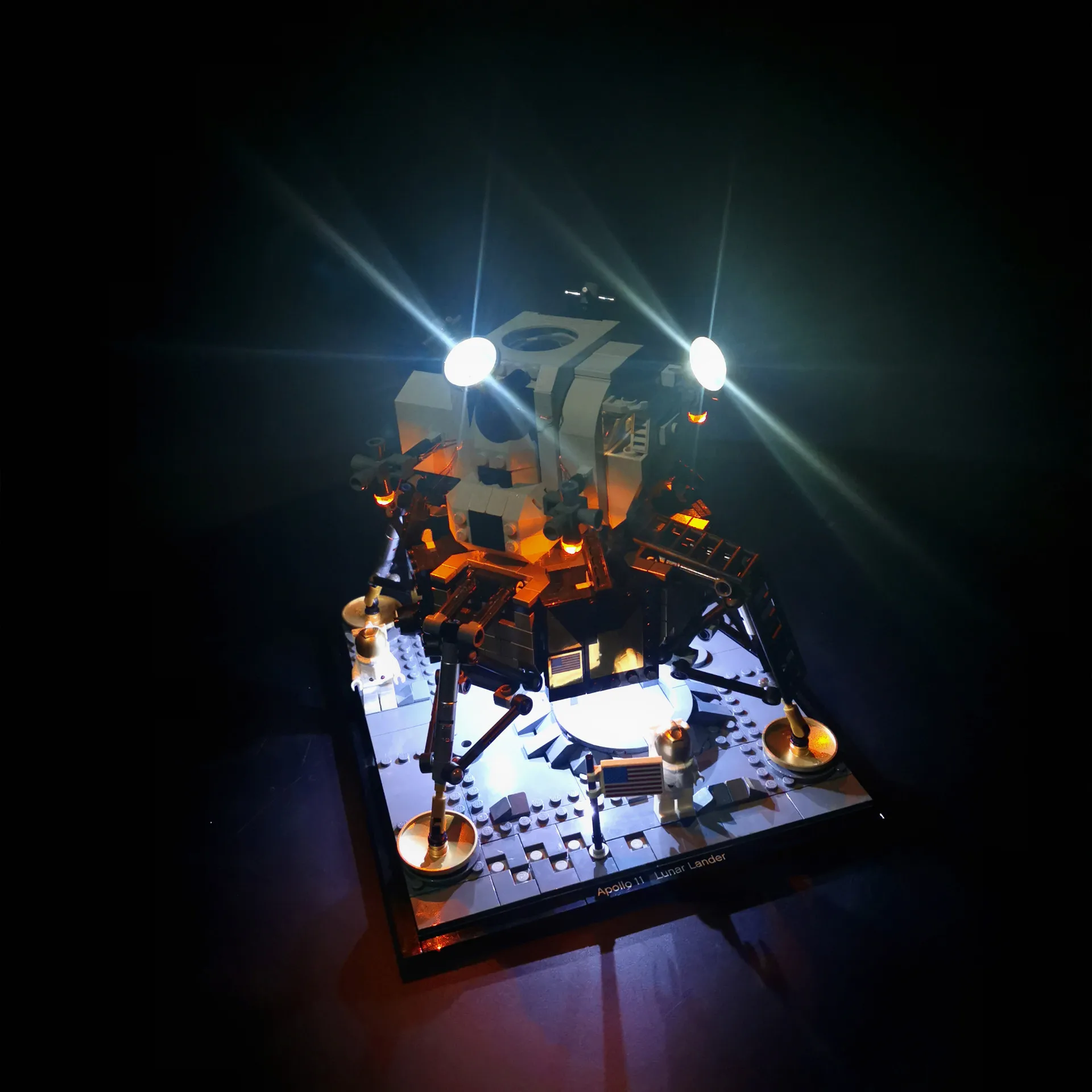 

LED Light Set For Creator Expert Apollo 11 Lunar Lander Lighting Kit 10266 Christmas gift toys kids