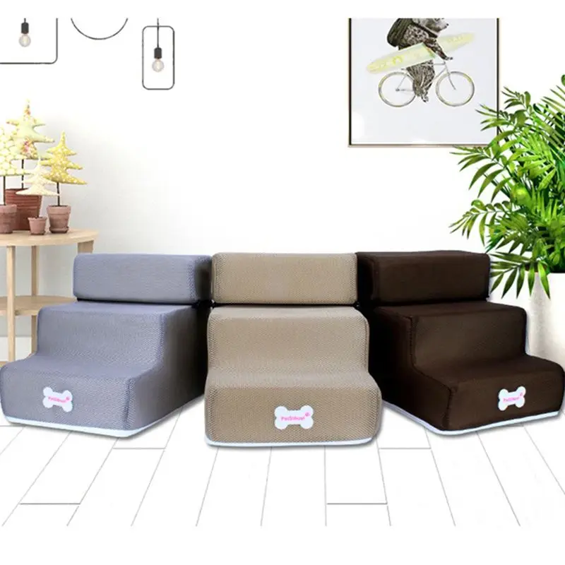 Лестница для кровати для питомца 2/3 лестница для питомца домик для собак и щенков кошка кровать ступеньки сетка Складная Съемная кровать для Питомца Кошка Собака пандус товары для щенков