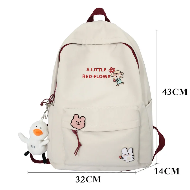Classic female outdoor travel backpack nylon cow bookbag feminine for college comfortable black girl bag light school | Багаж и сумки