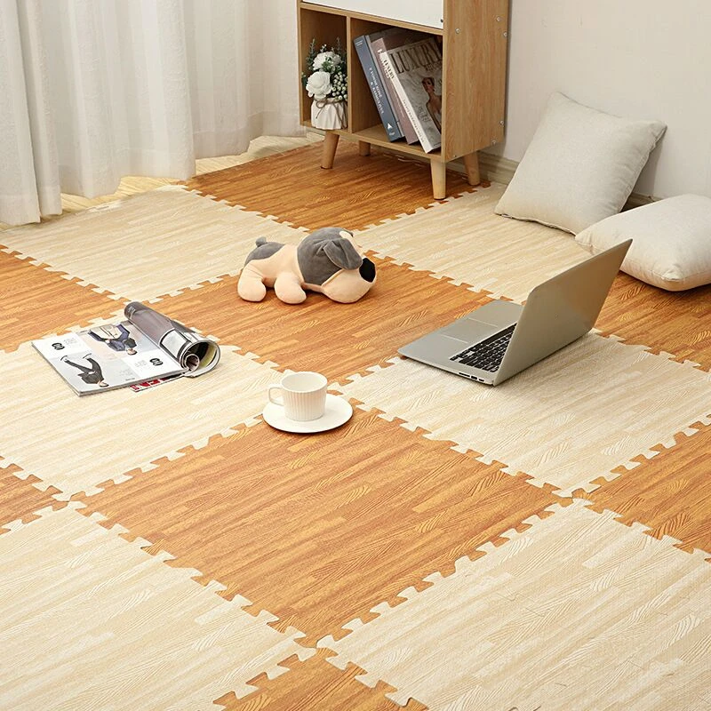 Деревянный коврик-пазл из пены 30*30*1 см | Игрушки и хобби