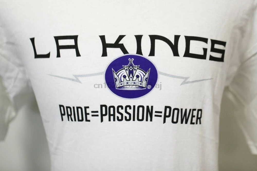 Новинка футболка с хоккеем LA Kings Pride Passion Power предварительно сокращенная от Anvil