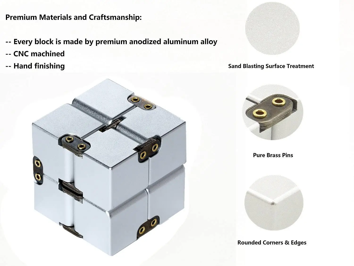 Игрушка-антистресс ручная настольная с крутым чехлом волшебный куб