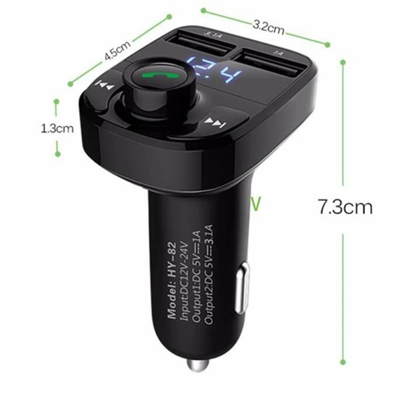 Bluetooth fm-передатчик беспроводной радио адаптер MP3-плеер двойной USB Автомобильное