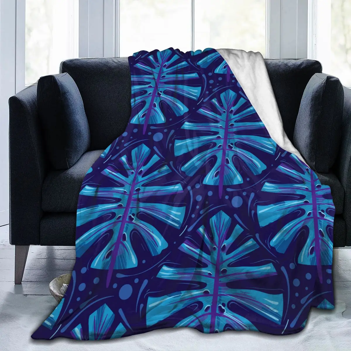 

Уникальное одеяло для друзей и близких темно-синее прочное супермягкое удобное домашнее одеяло