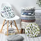 Прочная подушка для сиденья, хлопчатобумажная льняная Подушка для стула, удобная, быстрое восстановление, высокая гибкость, Подушка для стула