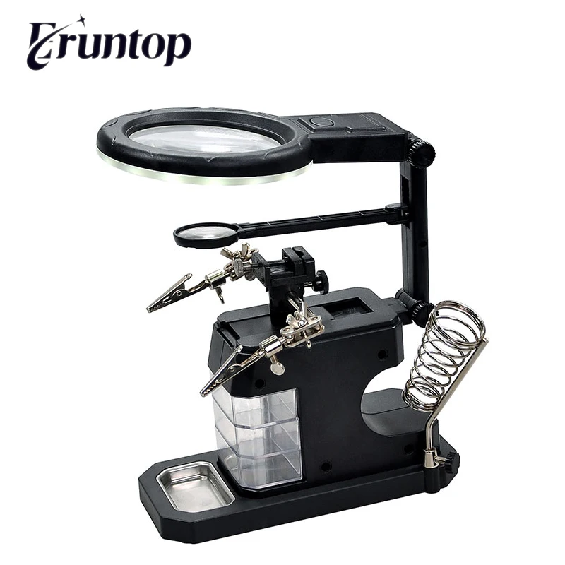 Увеличительное стекло для сварки со светодиодный светильник кой | Инструменты